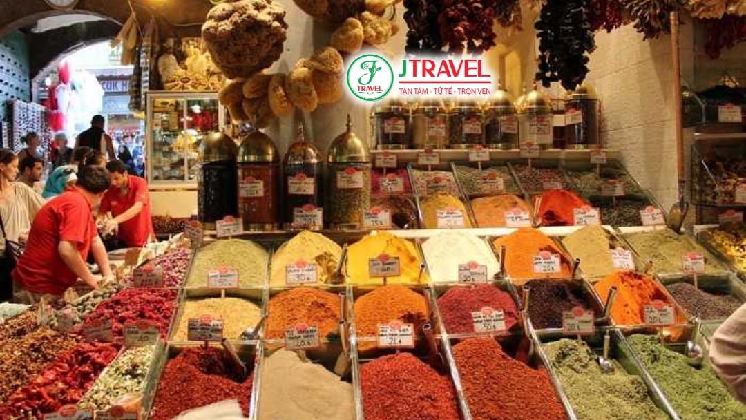 Gia vị Thổ Nhĩ Kỳ thơm nồng thu hút khách du lịch