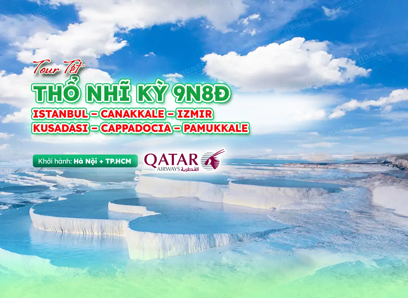 [Tour Tết] Du Lịch Thổ Nhĩ Kỳ 9N8Đ | Tết Nguyên Đán 2027