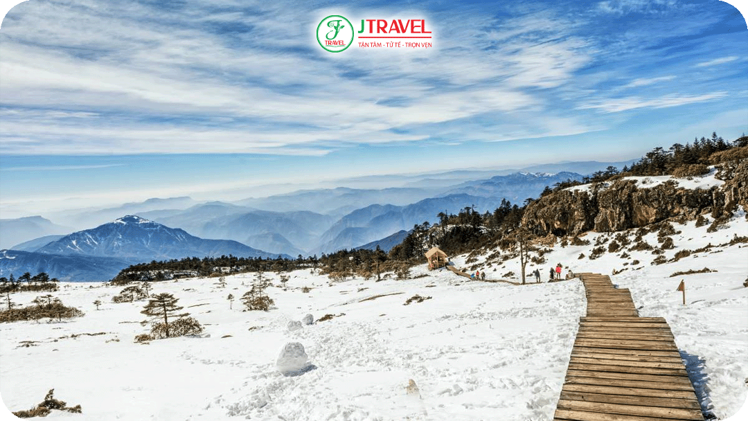 Núi tuyết Kiệu Tử – Giấc mơ tuyết trắng giữa bầu trời Vân Nam