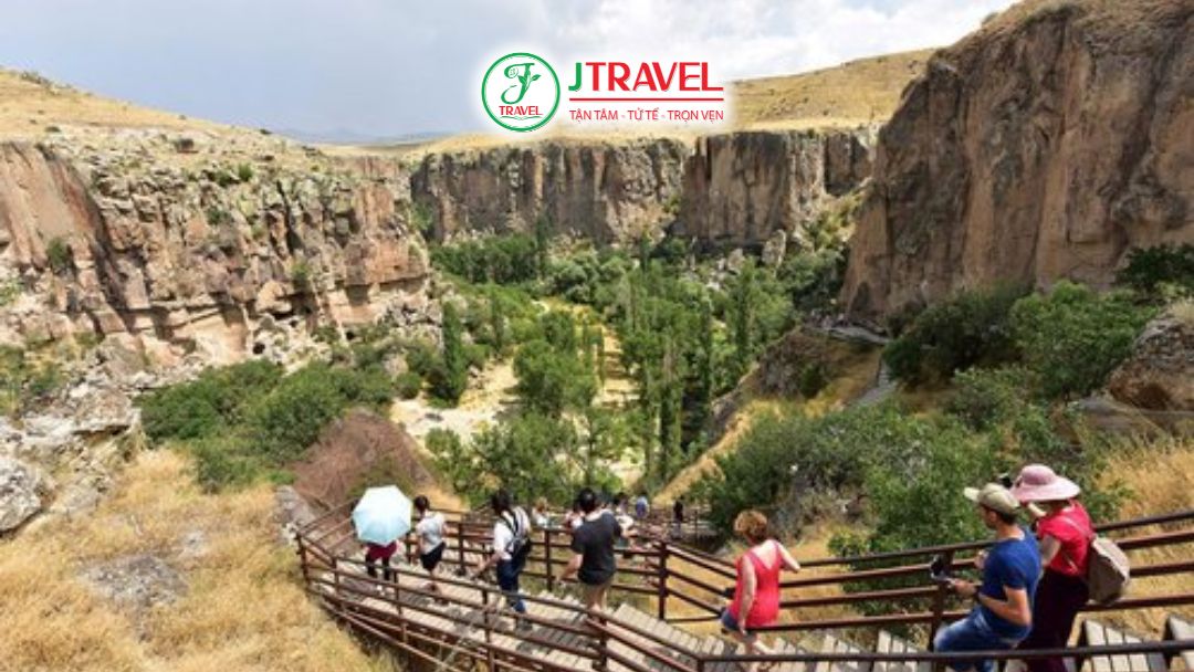 Trekking thung lũng Ihlara cappadocia thổ nhĩ kỳ