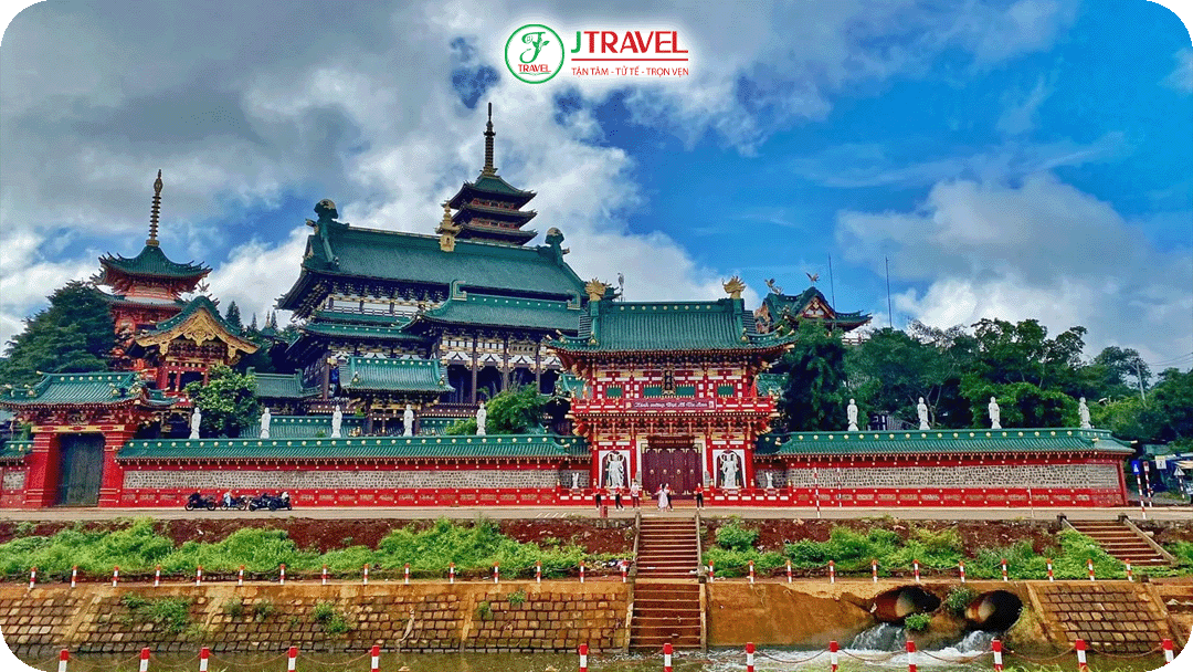 Chùa Minh Thành - Ngôi chùa tuyệt đẹp với phong cách pha trộn Nhật - Thái - Hoa