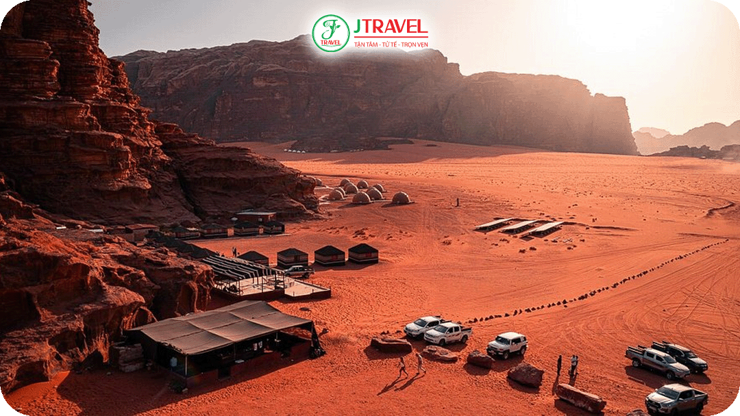 Sa mạc Wadi Rum – Thung lũng ánh trăng