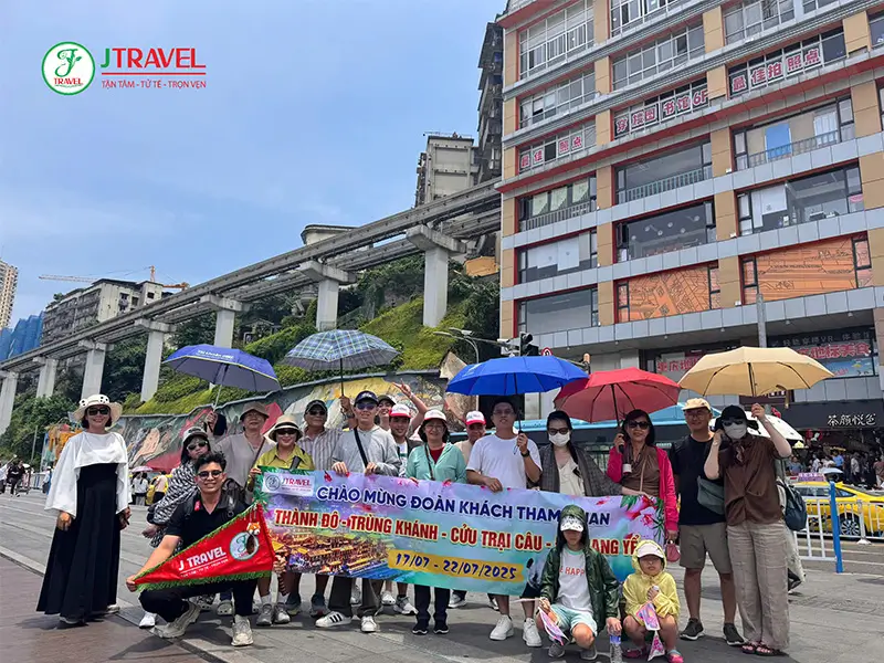 Gợi ý tour du lịch Trùng Khánh – Thành Đô – Cửu Trại Câu 6N5Đ cùng J Travel