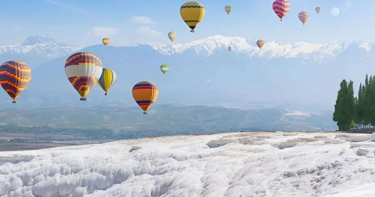 Tuyết trời Cappadocia tại Thổ Nhĩ Kỳ