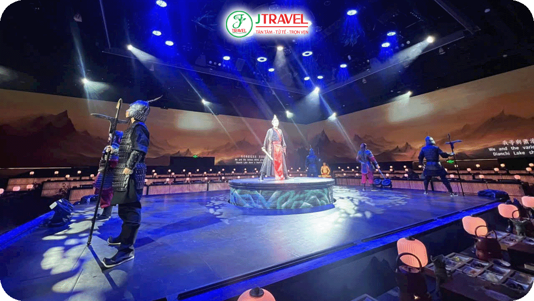 Đỉnh cao của Tiệc Cung Yến Côn Minh chính là phần biểu diễn nghệ thuật