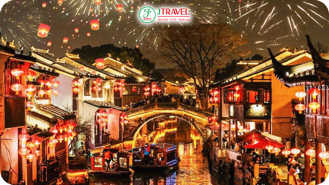 Tận hưởng không khí Tết Nguyên Đán nếu đến Ô Trấn đầu năm