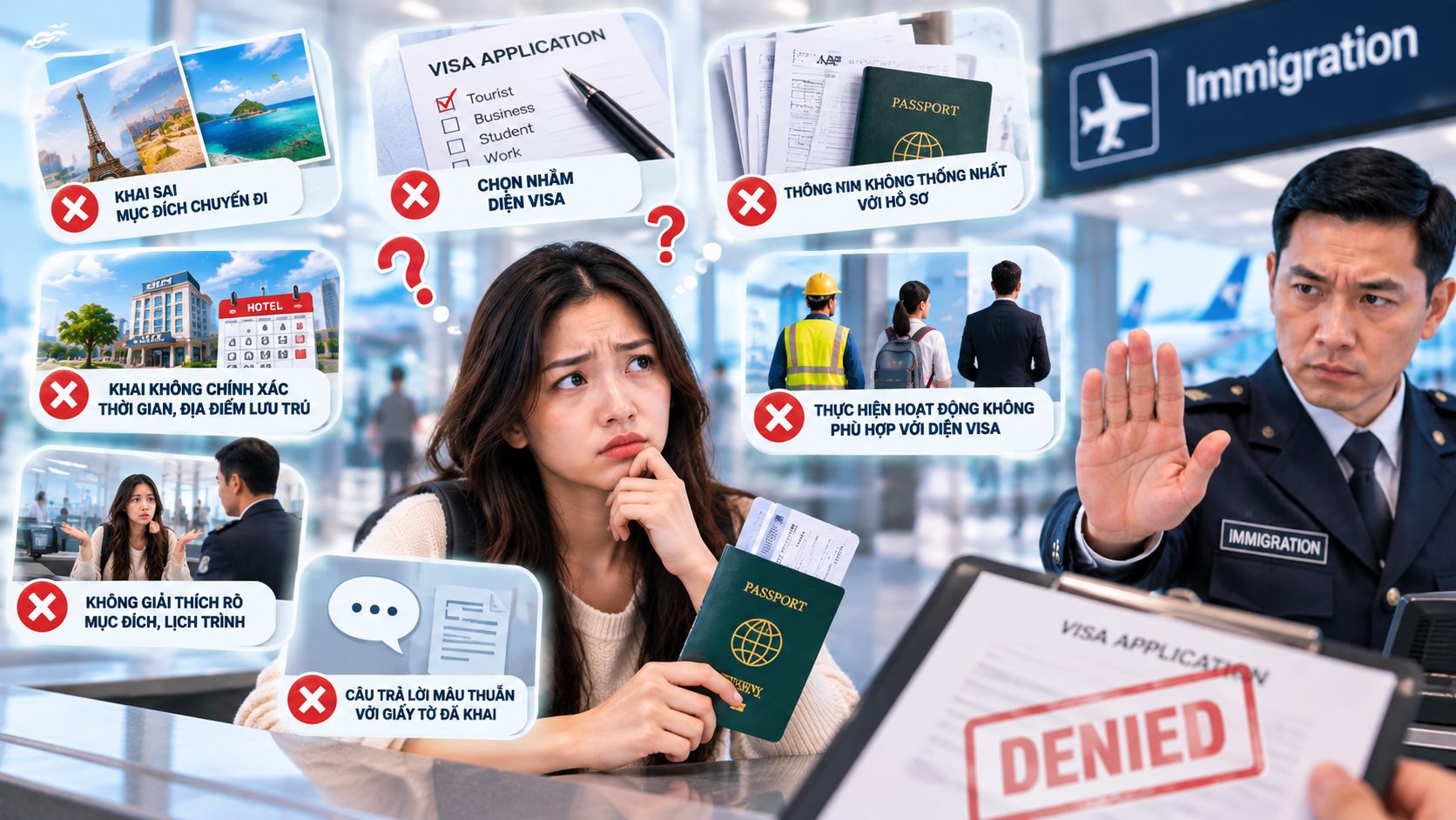 Những lỗi liên quan đến diện visa dễ khiến du khách gặp rắc rối