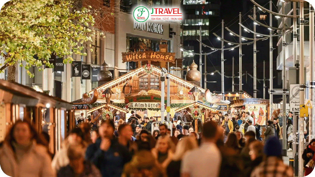 Christmas Market – khu chợ truyền thống được tổ chức ở hầu hết các thành phố lớn