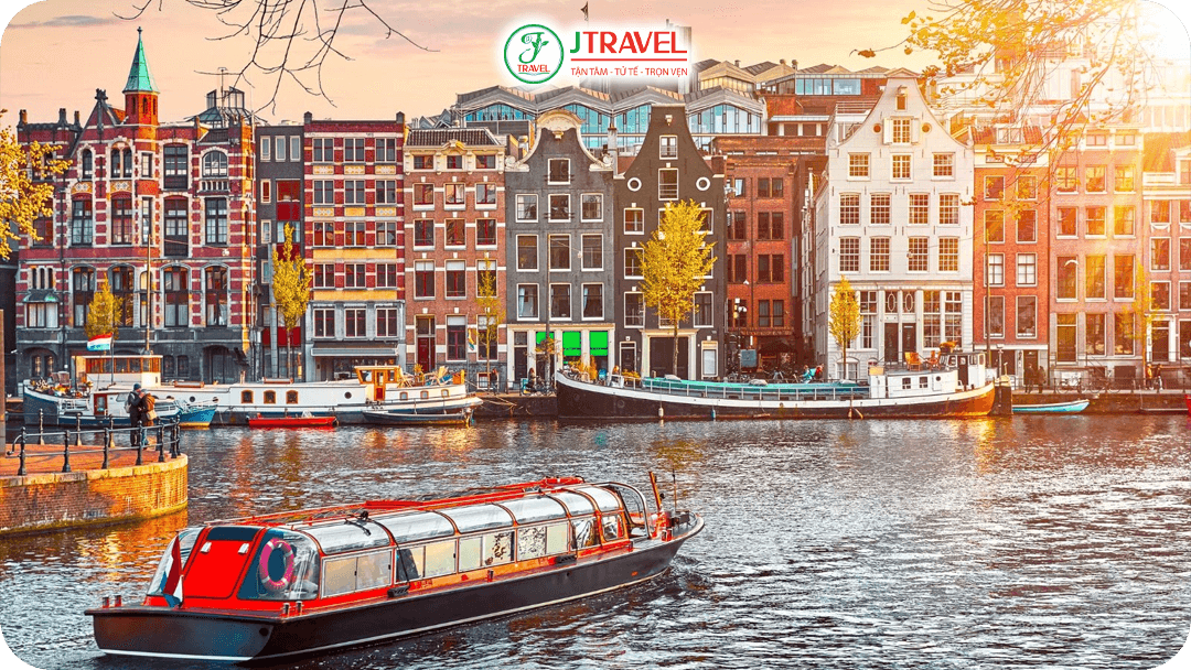 Amsterdam, Hà Lan – Rực rỡ sắc màu ven kênh đào