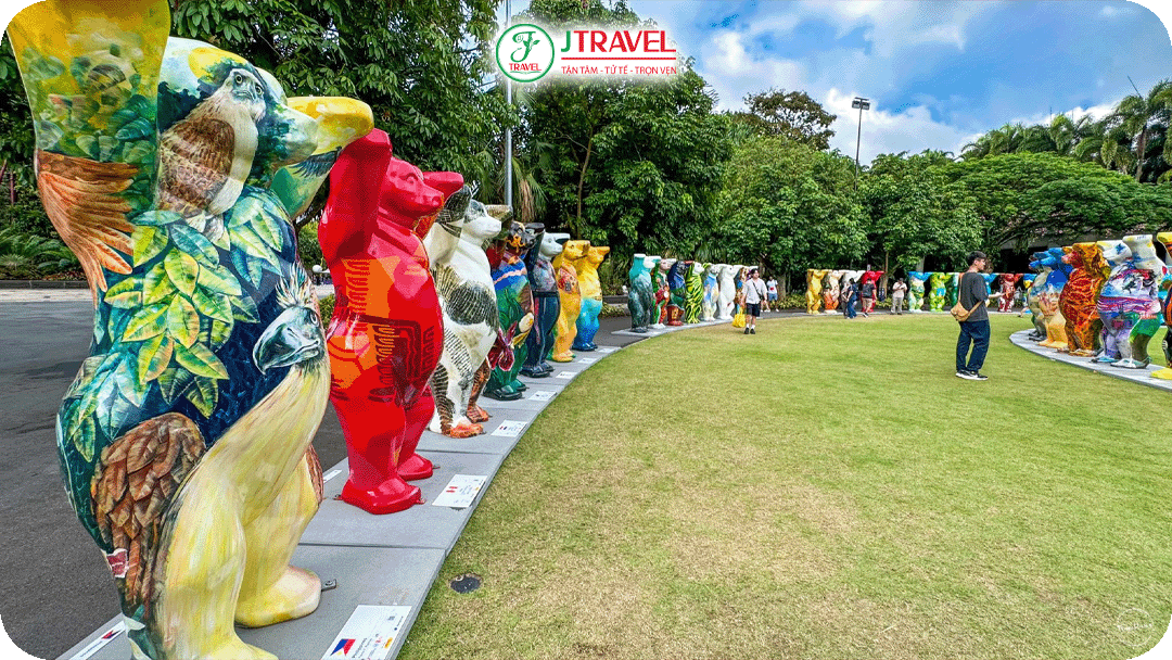 United Buddy Bears tại Singapore hoàn toàn miễn phí