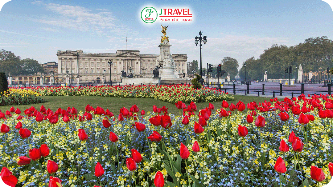 Công viên St. James’s rực rỡ hoa trong không khí xuân