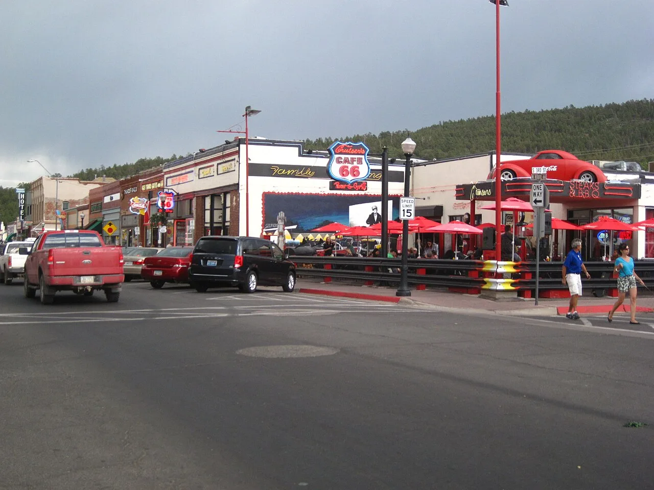 Phố chính Williams Arizona, cửa ngõ Grand Canyon trên Route 66