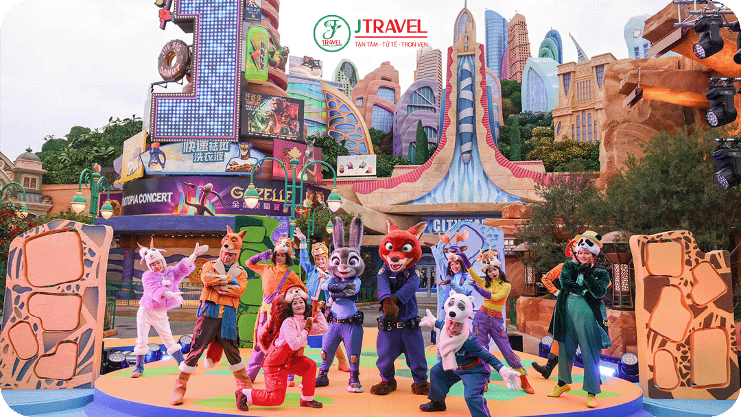 Disneyland Thượng Hải là nơi duy nhất trên thế giới có khu vực chủ đề Zootopia Land