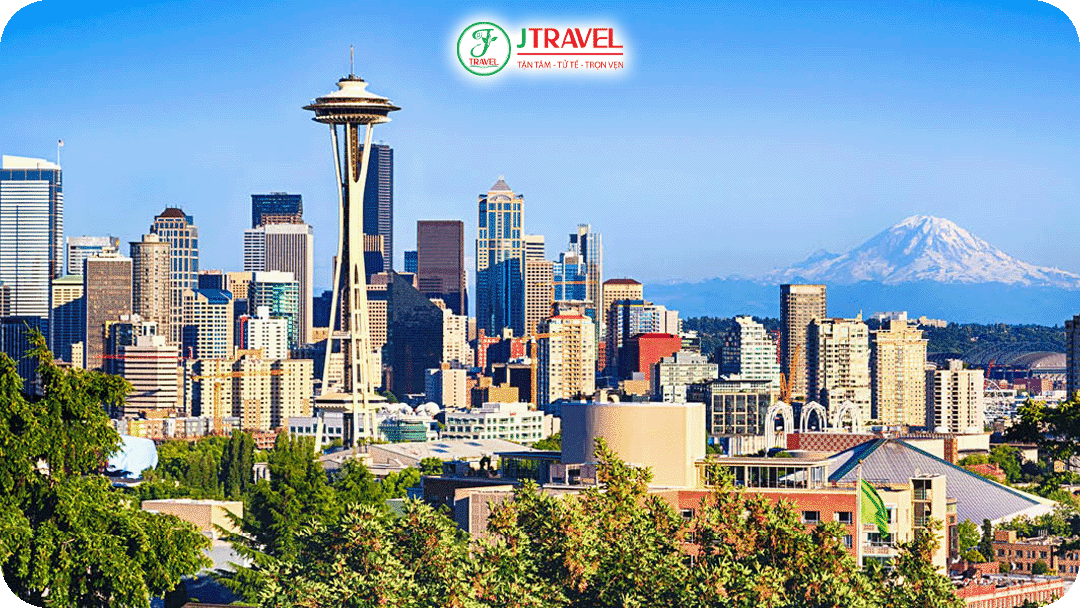 Seattle là thành phố có phong cảnh đẹp, không khí trong lành