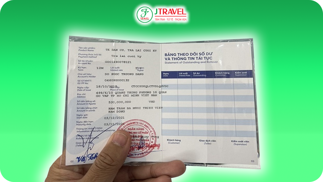 Một số mẫu giấy chứng minh tài chính cần thiết khi xin visa