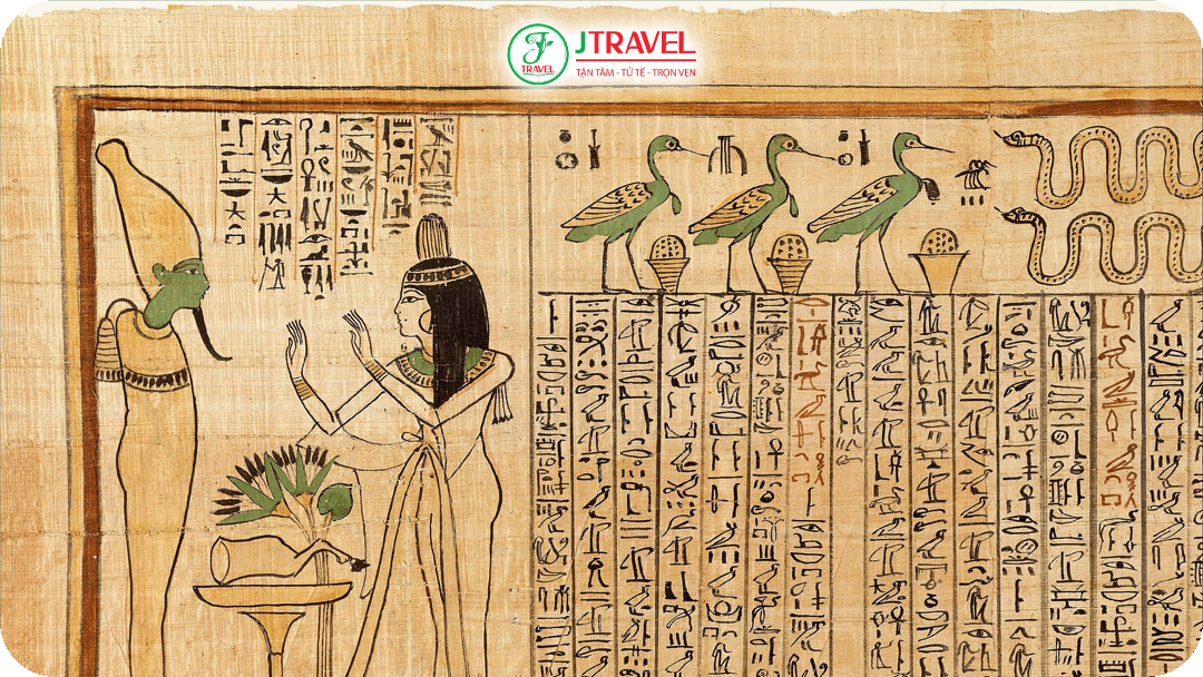 Giấy cói Papyrus – Biểu tượng của nền văn minh Ai Cập cổ đại