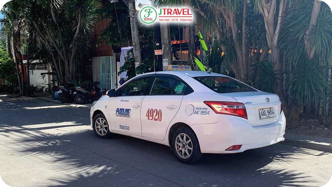 Đi taxi từ Cebu đến Moalboal là lựa chọn thoải mái nhưng giá khá cao