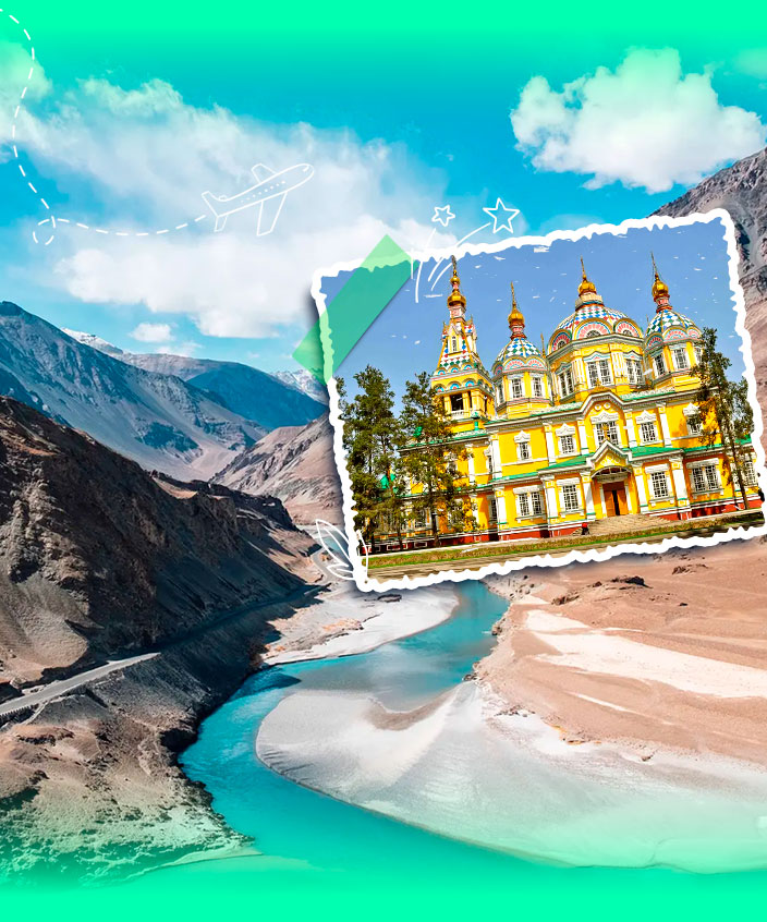 Tour Du Lịch Liên Tuyến Kazakhstan – Kyrgyzstan Viên Pha Lê Xanh Giữa Lục Địa Á – Âu