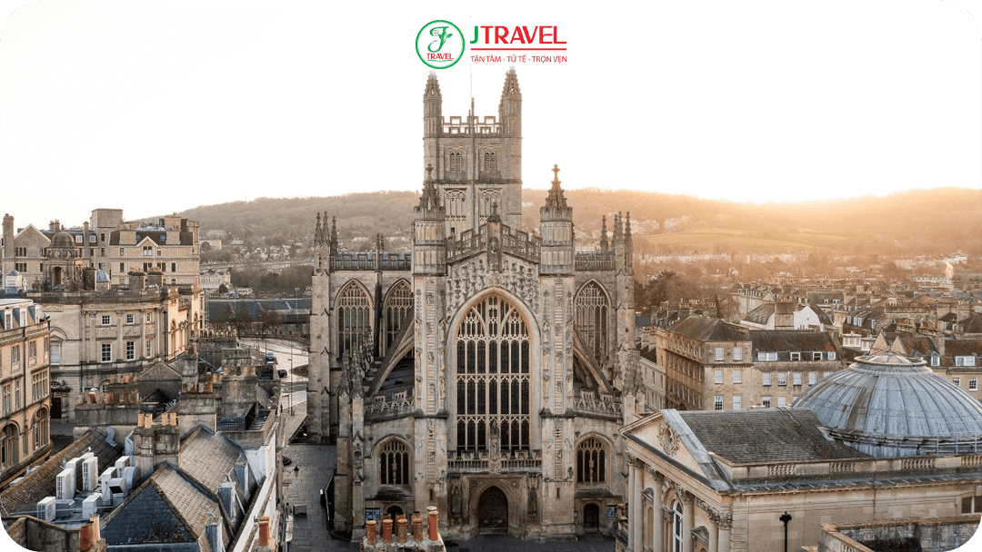Bath Abbey – Nhà thờ tráng lệ mang linh hồn của thành phố